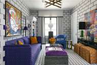 Picture of EUCLID BLOCK BOOKCASE