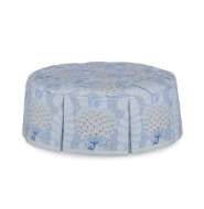 Picture of STUDIO C ROUND SKIRTED OTTOMAN (42")