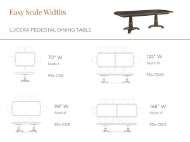 Picture of LUCERA DOUBLE PEDESTAL DINING TABLE