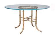 Picture of BASK CENTER / DINING TABLE - 54" GLASS TOP