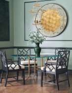 Picture of BASK CENTER / DINING TABLE - 54" GLASS TOP