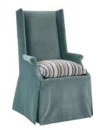 Picture of MARTIN DINING ARM CHAIR, LOOSE SEAT, WATERFALL SKIRT