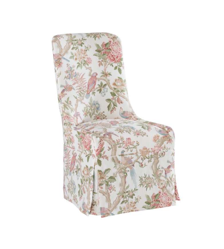 Picture of EVELYN KICK PLEAT SKIRTED DINING SIDE CHAIR