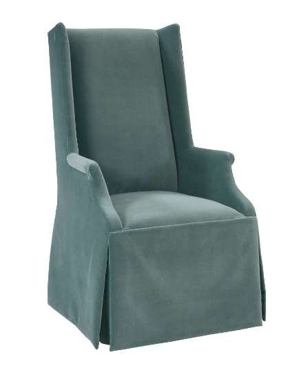 Picture of MARTIN DINING ARM CHAIR, TIGHT SEAT, WATERFALL SKIRT