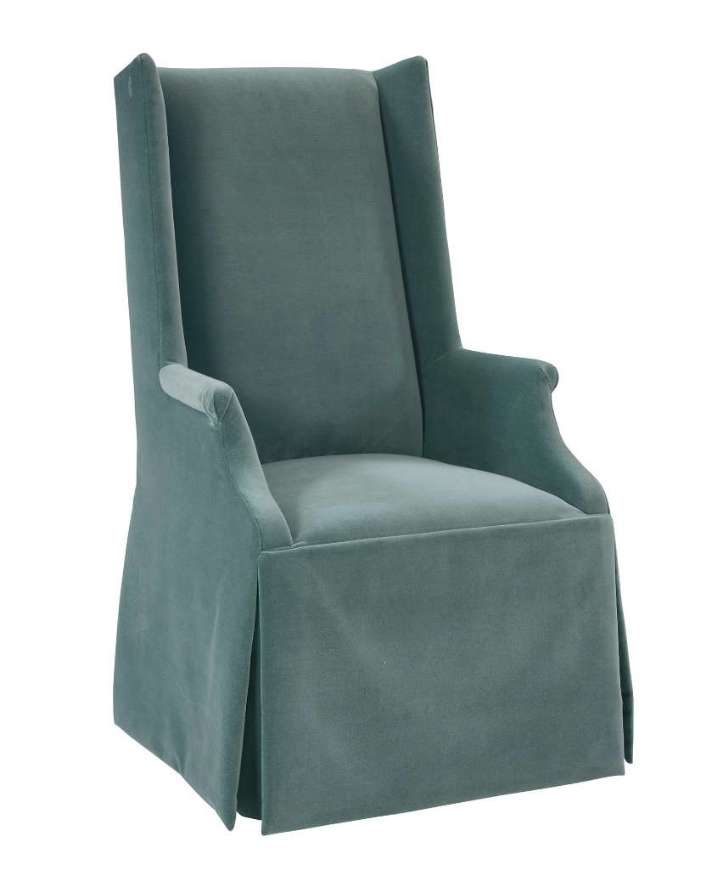 Picture of MARTIN DINING ARM CHAIR, TIGHT SEAT, WATERFALL SKIRT