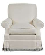 Picture of SILHOUETTES GLIDER CHAIR WITH SERPENTINE ARM (KICK PLEAT)