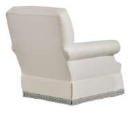 Picture of SILHOUETTES GLIDER CHAIR WITH SERPENTINE ARM (KICK PLEAT)