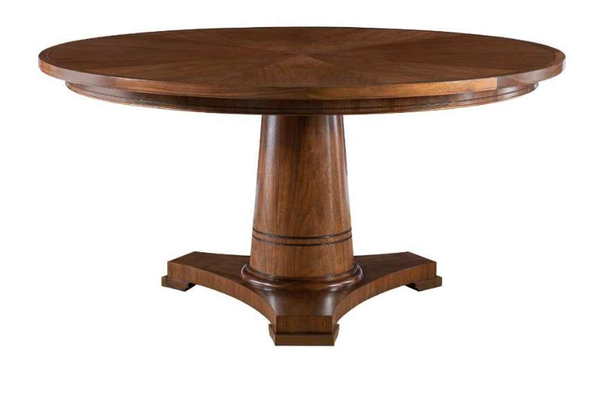 Picture of REGENCY ROUND DINING TABLE STOCKED IN TRUFFLE