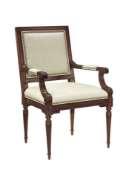 Picture of LOUIS XVI SQ BACK DINING ARM CHAIR
