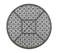 Picture of HARET BAR TABLE -SMOKE GREY