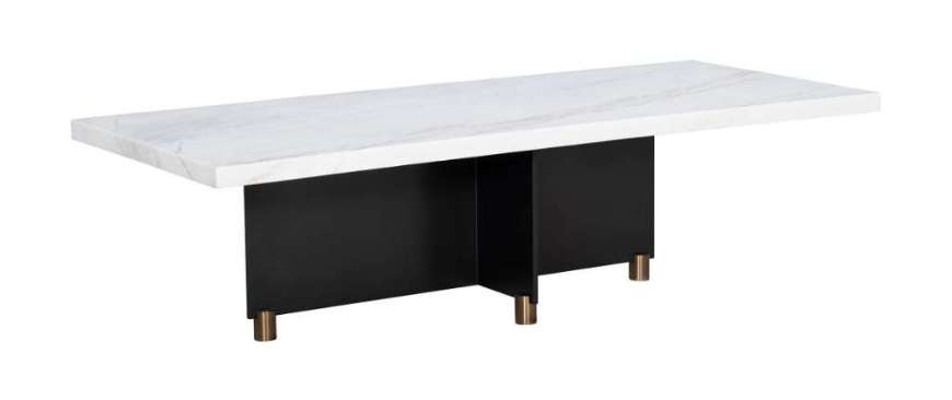 Picture of MYLES COCKTAIL TABLE - STONE TOP