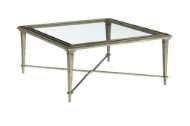 Picture of BRISTOL SQUARE COCKTAIL TABLE SILVER LEAF