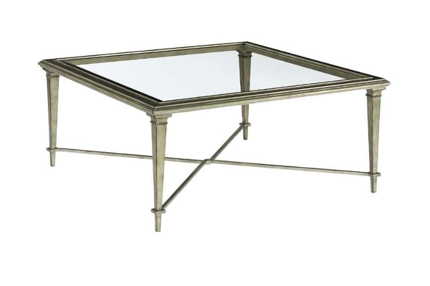 Picture of BRISTOL SQUARE COCKTAIL TABLE SILVER LEAF