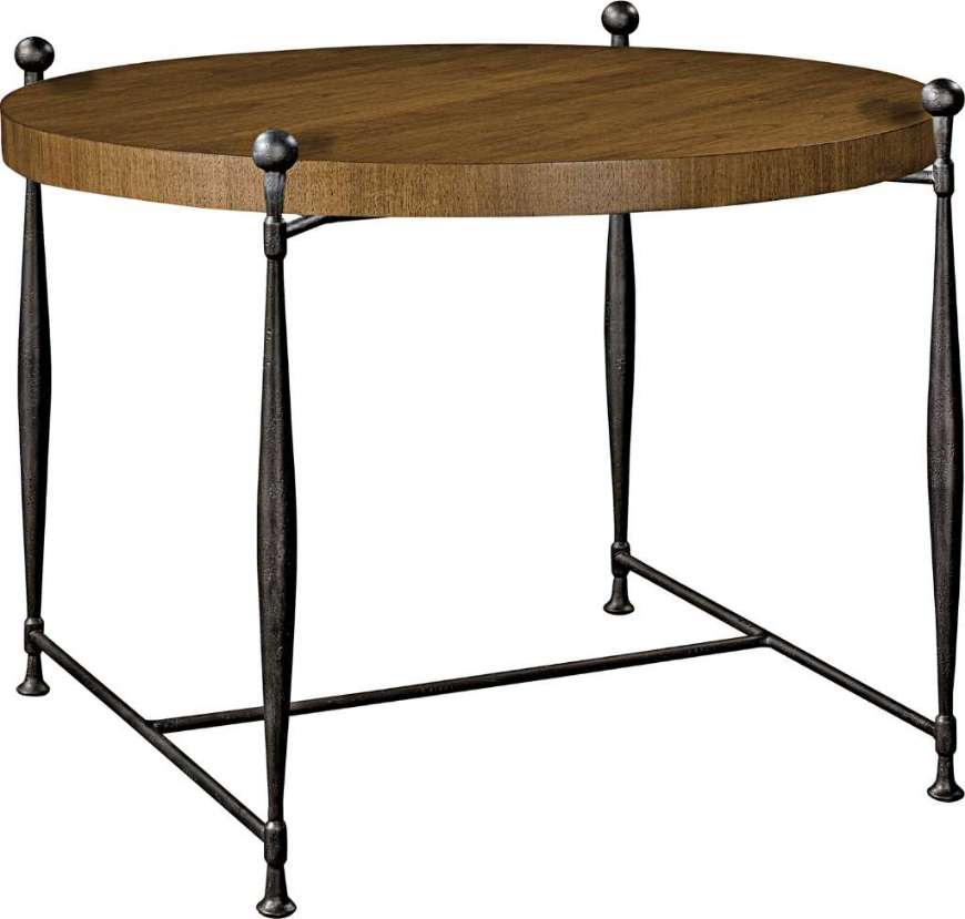 Picture of IONIA SIDE TABLE WITH ROUND WOOD TOP