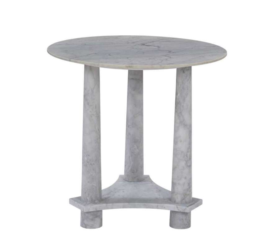 Picture of IVO CARRARA MARBLE END TABLE