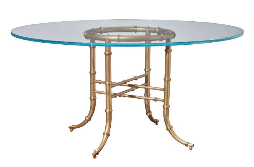 Picture of BASK CENTER / DINING TABLE - 60" GLASS TOP