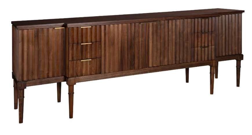 Picture of PLAITED BUFFET W/ WOOD TOP