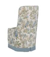 Picture of EVELYN WATERFALL SKIRTED DINING SIDE CHAIR