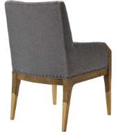 Picture of TATE DINING ARM CHAIR GOLD PAINT LEG