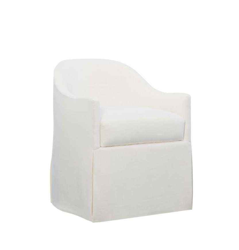Picture of JENNIFER DINING ARM CHAIR WITH CASTERS