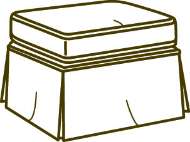 Picture of C1074-00 SLIPCOVERED OTTOMAN