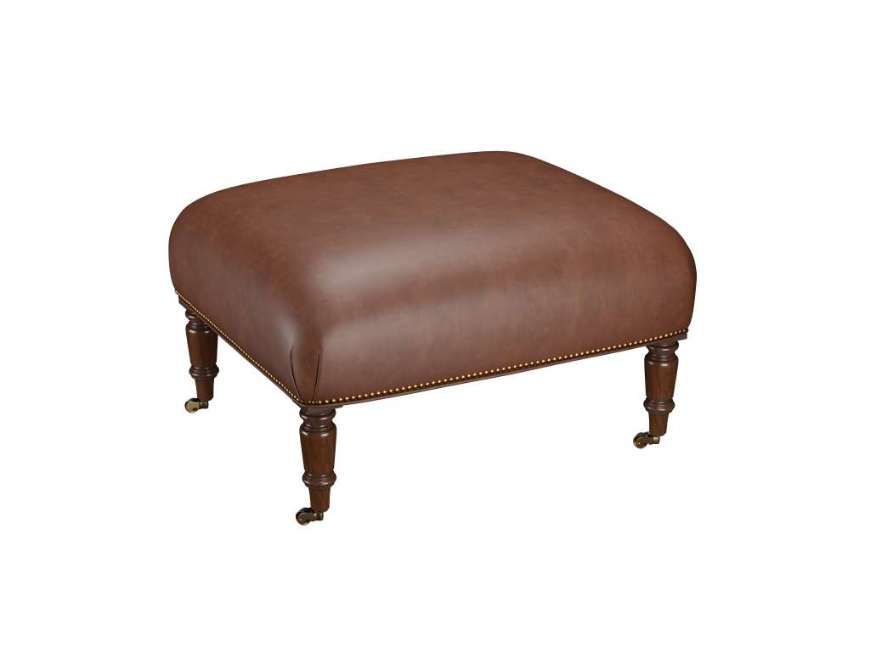 Picture of L1009-00 LEATHER OTTOMAN