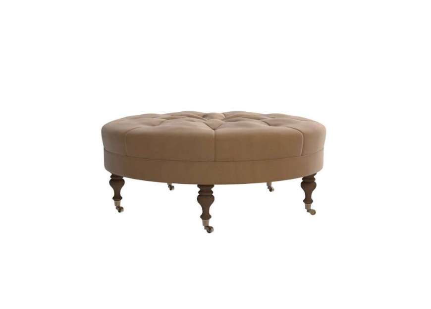 Picture of L1014-91 LEATHER OTTOMAN