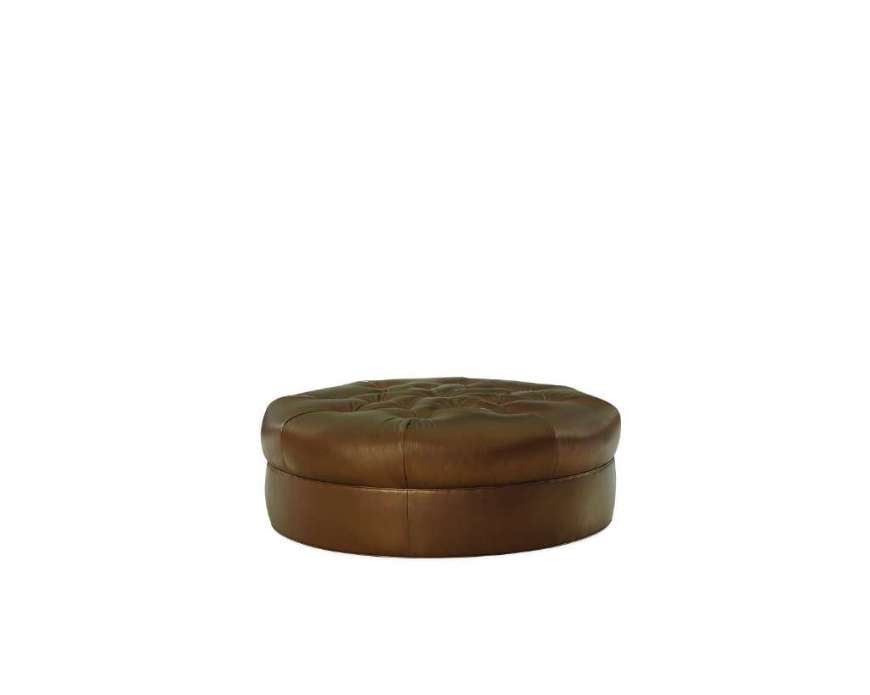 Picture of L1234-00 LEATHER OTTOMAN