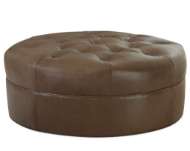 Picture of L1234-90 LEATHER OTTOMAN
