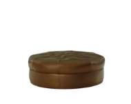 Picture of L1234-91 LEATHER COCKTAIL OTTOMAN