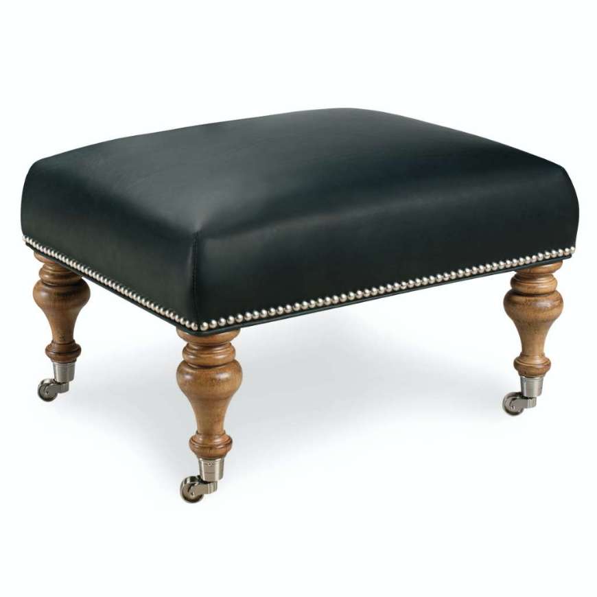Picture of L1442-00 LEATHER OTTOMAN