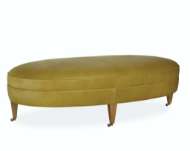 Picture of L1623-90 LEATHER COCKTAIL OTTOMAN