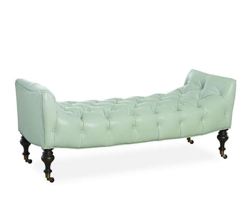 Picture of L1744-90 LEATHER COCKTAIL OTTOMAN