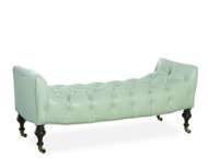 Picture of L1744-90 LEATHER COCKTAIL OTTOMAN