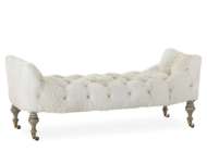 Picture of L1744-90 LEATHER COCKTAIL OTTOMAN