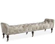 Picture of L1744-91 LEATHER COCKTAIL BENCH