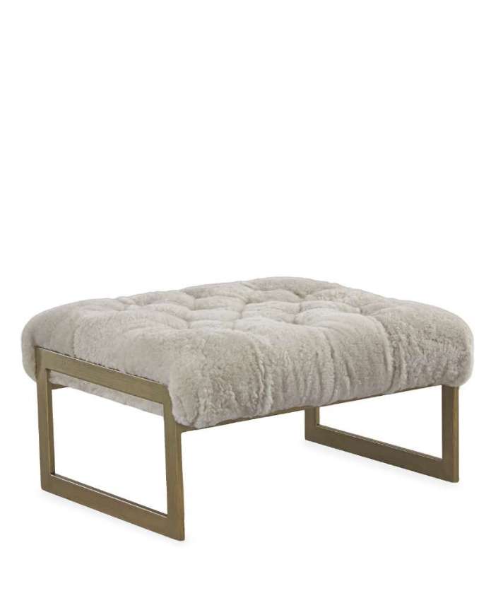 Picture of L1758-00 LEATHER OTTOMAN