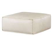 Picture of L2527-90 LEATHER RAW EDGE OTTOMAN