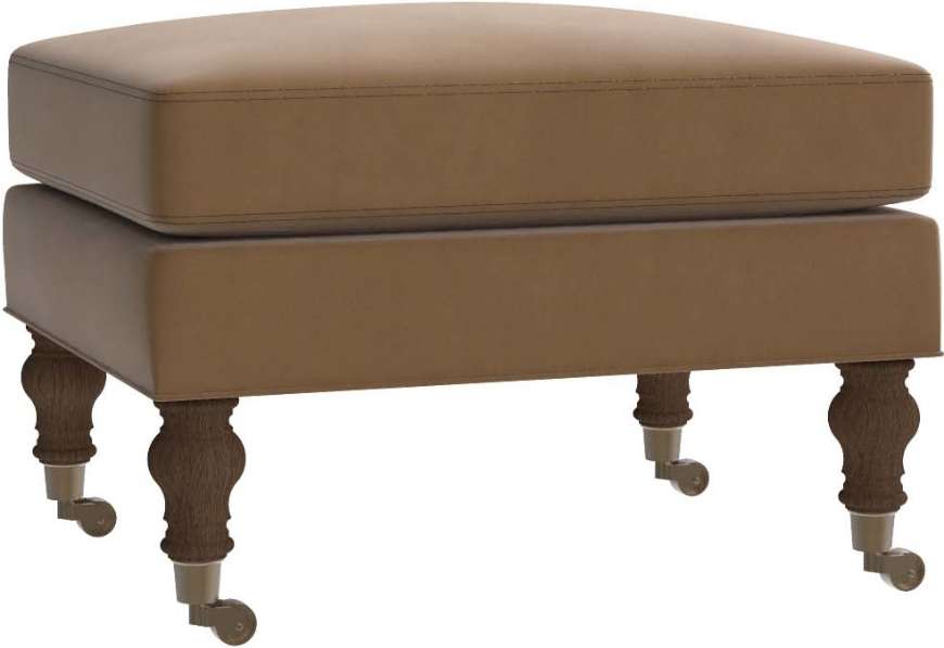 Picture of L3445-00 LEATHER OTTOMAN