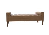 Picture of L6030-89 LEATHER END OF BED BENCH