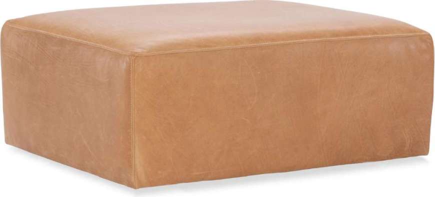 Picture of L6467-00 LEATHER OTTOMAN