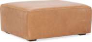 Picture of L6467-80 LEATHER OTTOMAN & 1/2