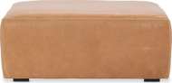 Picture of L6467-80 LEATHER OTTOMAN & 1/2