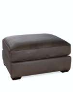 Picture of L7117-00 LEATHER OTTOMAN