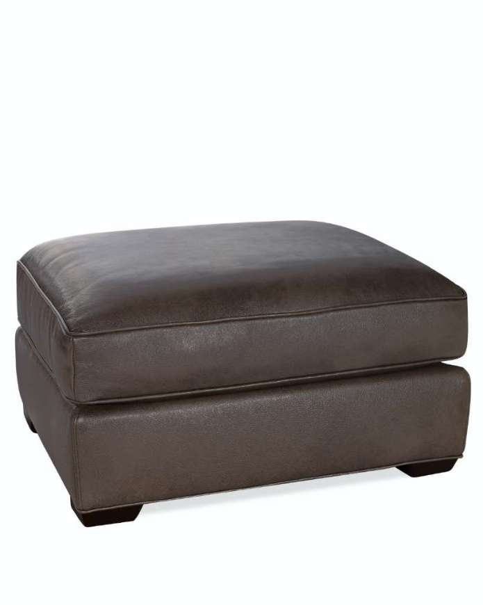 Picture of L7117-00 LEATHER OTTOMAN