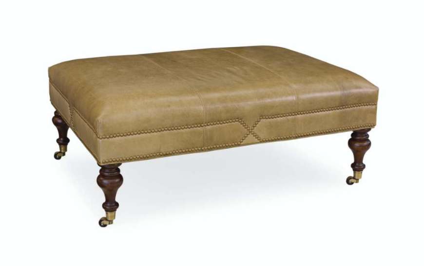 Picture of L9010-90 LEATHER COCKTAIL OTTOMAN