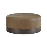 Picture of L9017-90 LEATHER COCKTAIL OTTOMAN