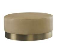 Picture of L9019-90 LEATHER COCKTAIL OTTOMAN