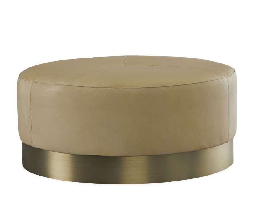 Picture of L9019-90 LEATHER COCKTAIL OTTOMAN