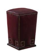 Picture of L9045-10 LEATHER BONGO OTTOMAN
